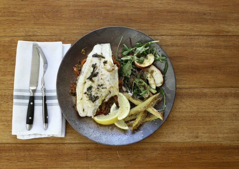 GEOFF’s Panfried Barramundi and Salad…