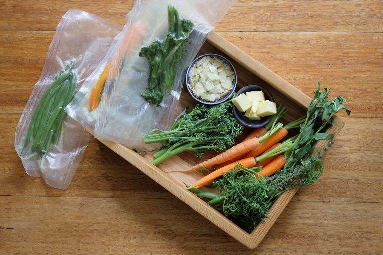 Geoff’s Légumes Vapeur aux Amandes Grillées – Steam-Cooked Vegetables with Toasted Almond Flakes…